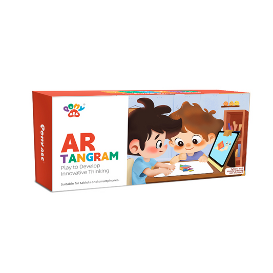 AR Tangram children playing Smart quiet time