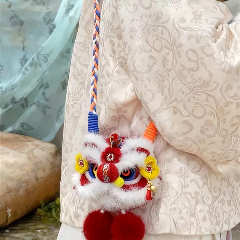 IN STOCK! Lion Dance Mini Crossbody Bag for Kids | Chinese New Year Gift | Festival Bag
