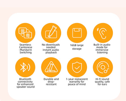 Cantonese Trilingual Talking Pen | PONY ABC English Mandarin | Educational Gift 3+