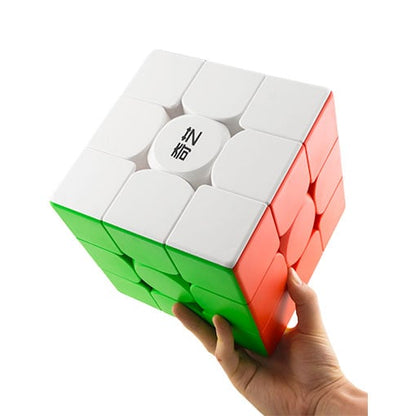 Giant Speed Cube 3x3x3 Puzzle Toys, Qiyi 18CM Big 3x3 Speed Cube stickerless Puzzle Super Large Birthday Christmas Stocking Stuffers Gift for Kids Adults