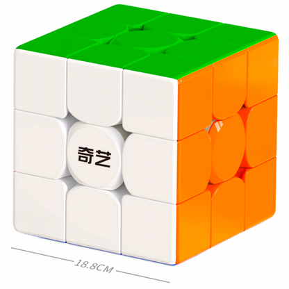 Giant Speed Cube 3x3x3 Puzzle Toys, Qiyi 18CM Big 3x3 Speed Cube stickerless Puzzle Super Large Birthday Christmas Stocking Stuffers Gift for Kids Adults